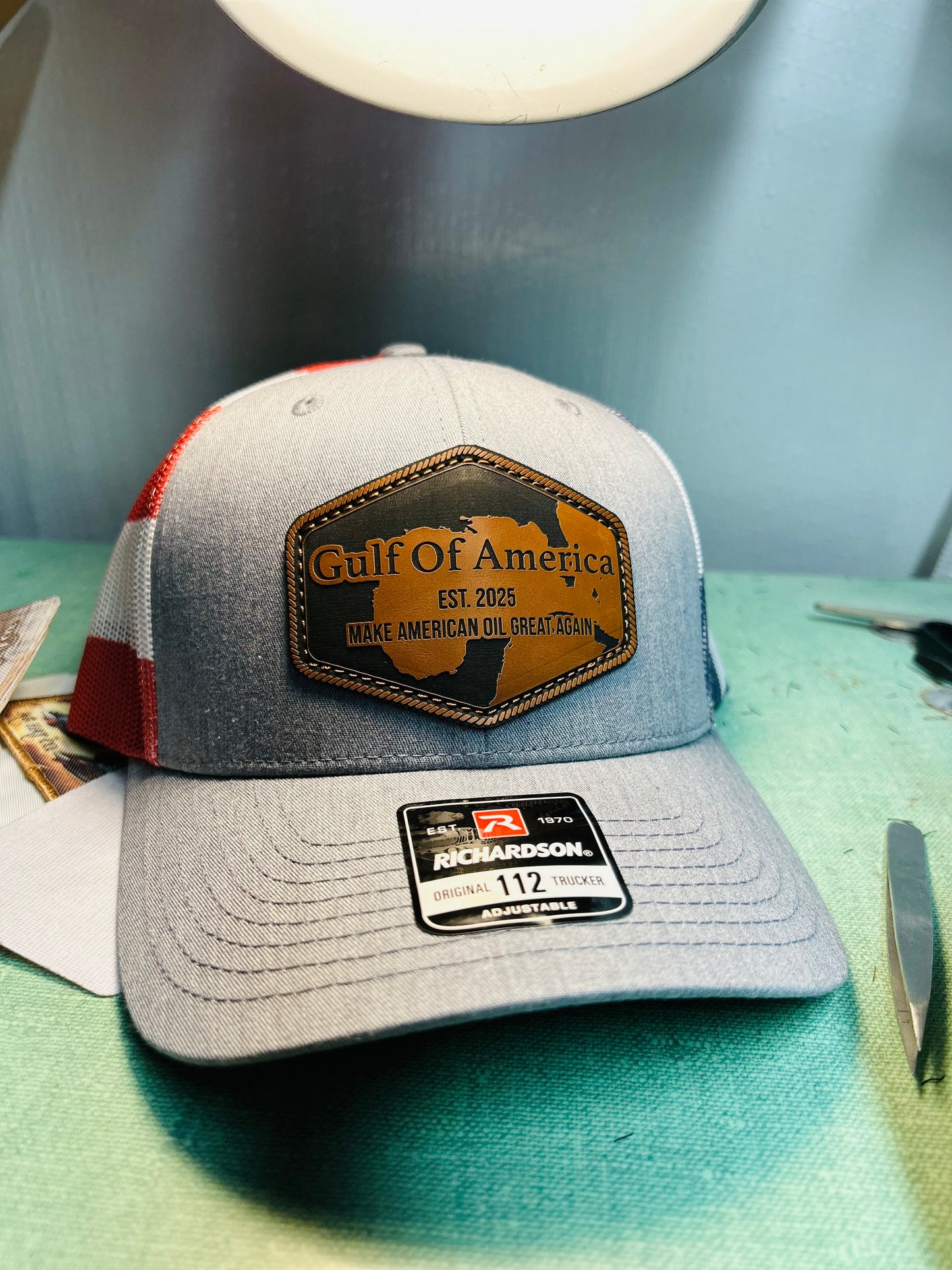 Gulf of America Leather Patch