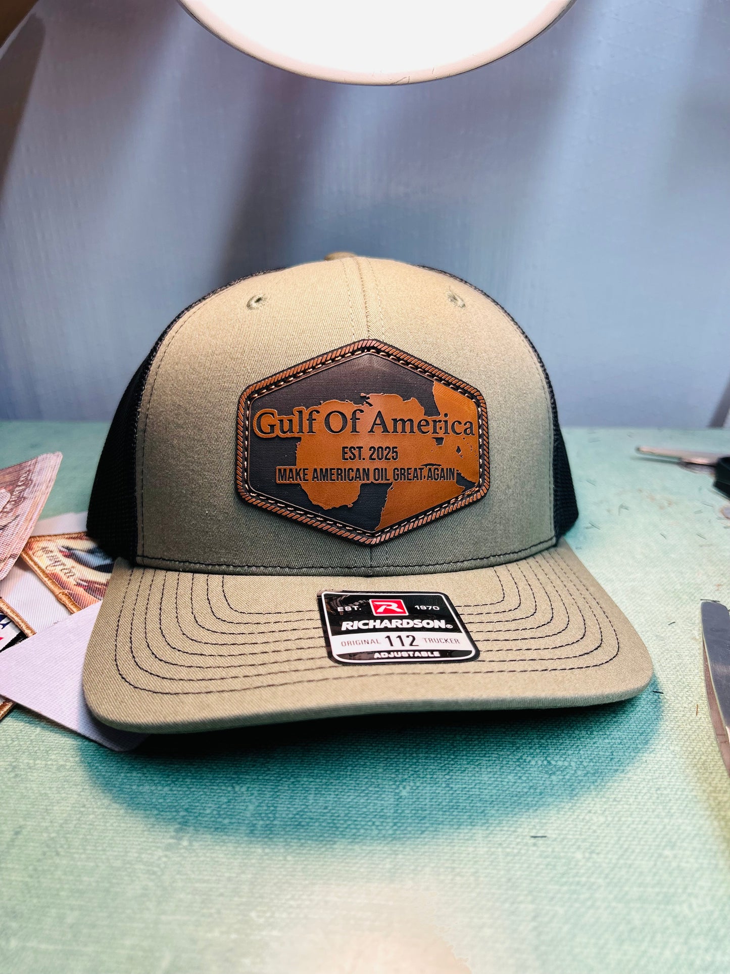 Gulf of America Leather Patch